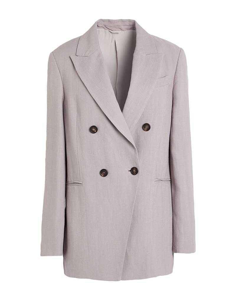 BRUNELLO CUCINELLI Blazer Damen Maulwurfsgrau von BRUNELLO CUCINELLI