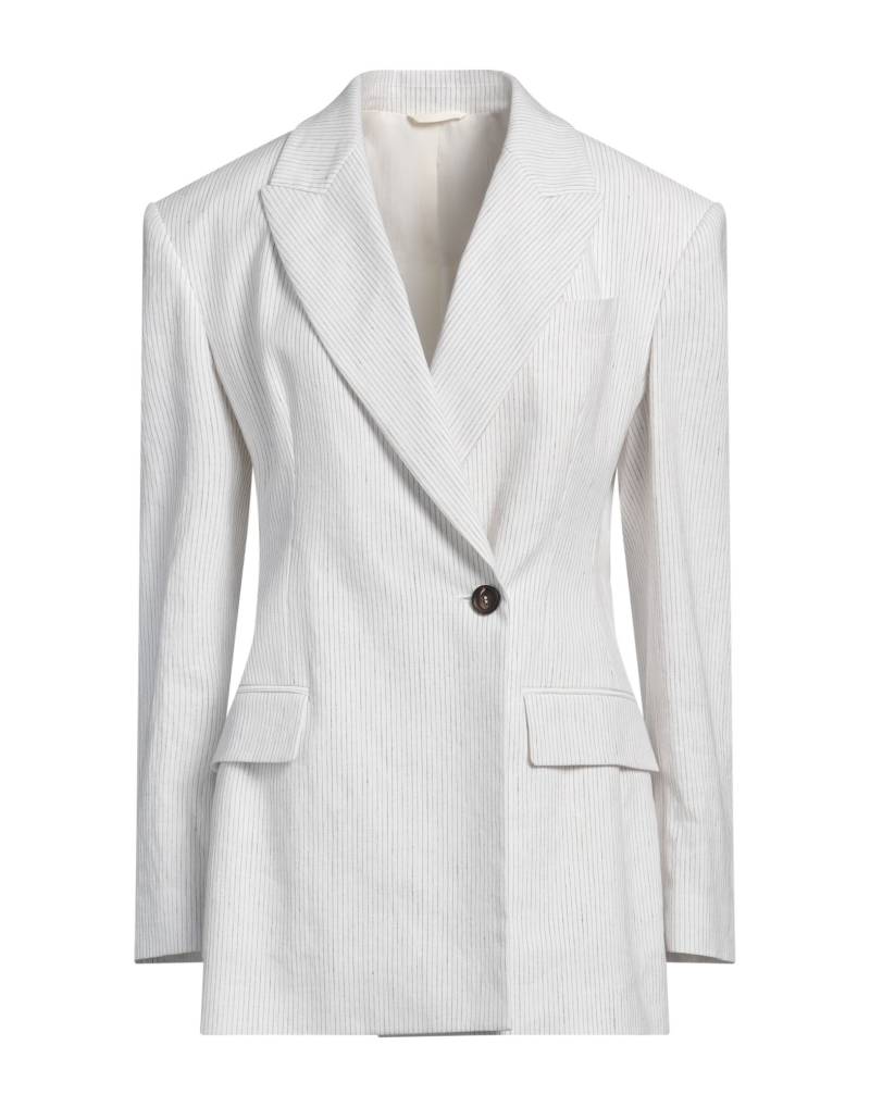 BRUNELLO CUCINELLI Blazer Damen Off white von BRUNELLO CUCINELLI