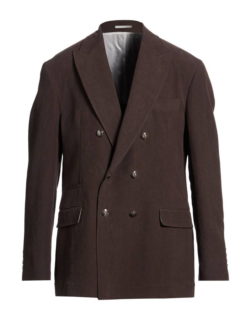 BRUNELLO CUCINELLI Blazer Herren Dunkelbraun von BRUNELLO CUCINELLI