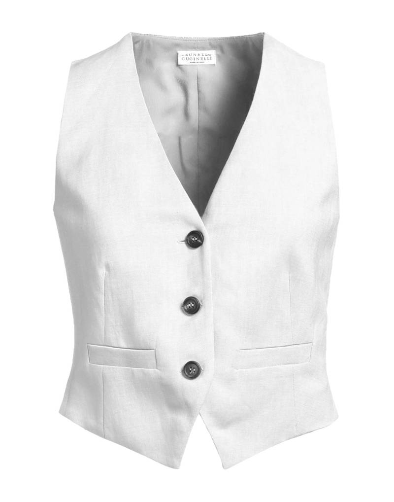 BRUNELLO CUCINELLI Couture-weste Damen Beige BRUNELLO CUCINELLI Couture-weste Damen Beige von BRUNELLO CUCINELLI