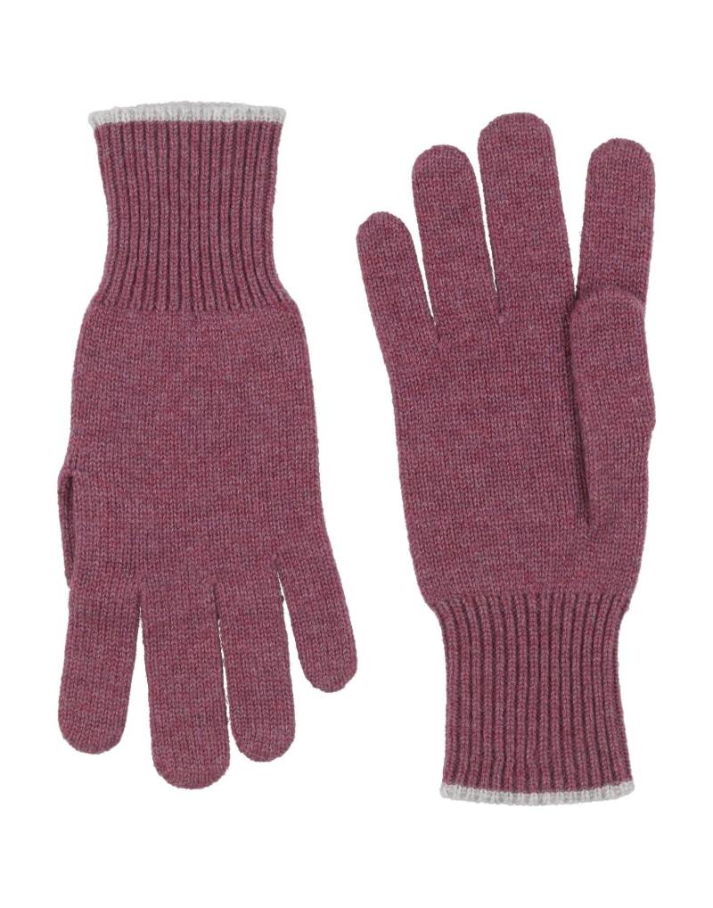 BRUNELLO CUCINELLI Handschuhe Herren Malve von BRUNELLO CUCINELLI