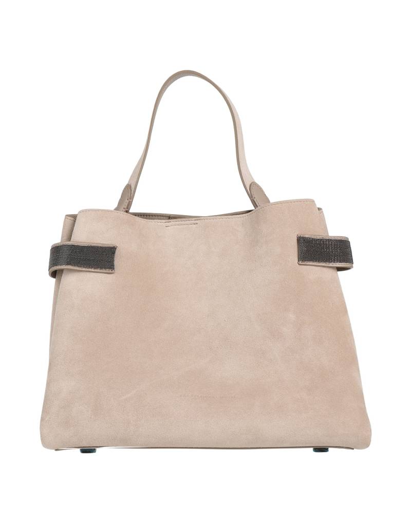 BRUNELLO CUCINELLI Handtaschen Damen Hellgrau von BRUNELLO CUCINELLI