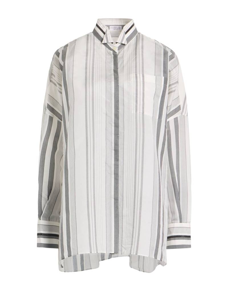 BRUNELLO CUCINELLI Hemd Damen Braungrau von BRUNELLO CUCINELLI