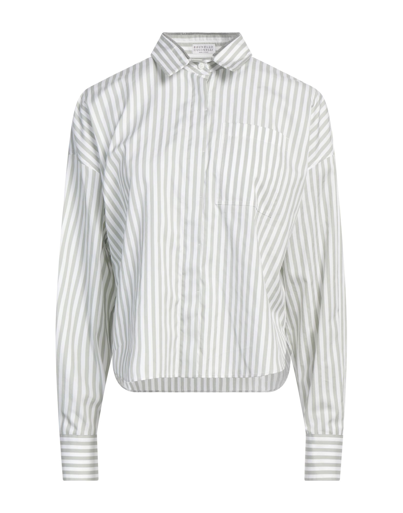 BRUNELLO CUCINELLI Hemd Damen Salbeigrün BRUNELLO CUCINELLI Hemd Damen Salbeigrün von BRUNELLO CUCINELLI