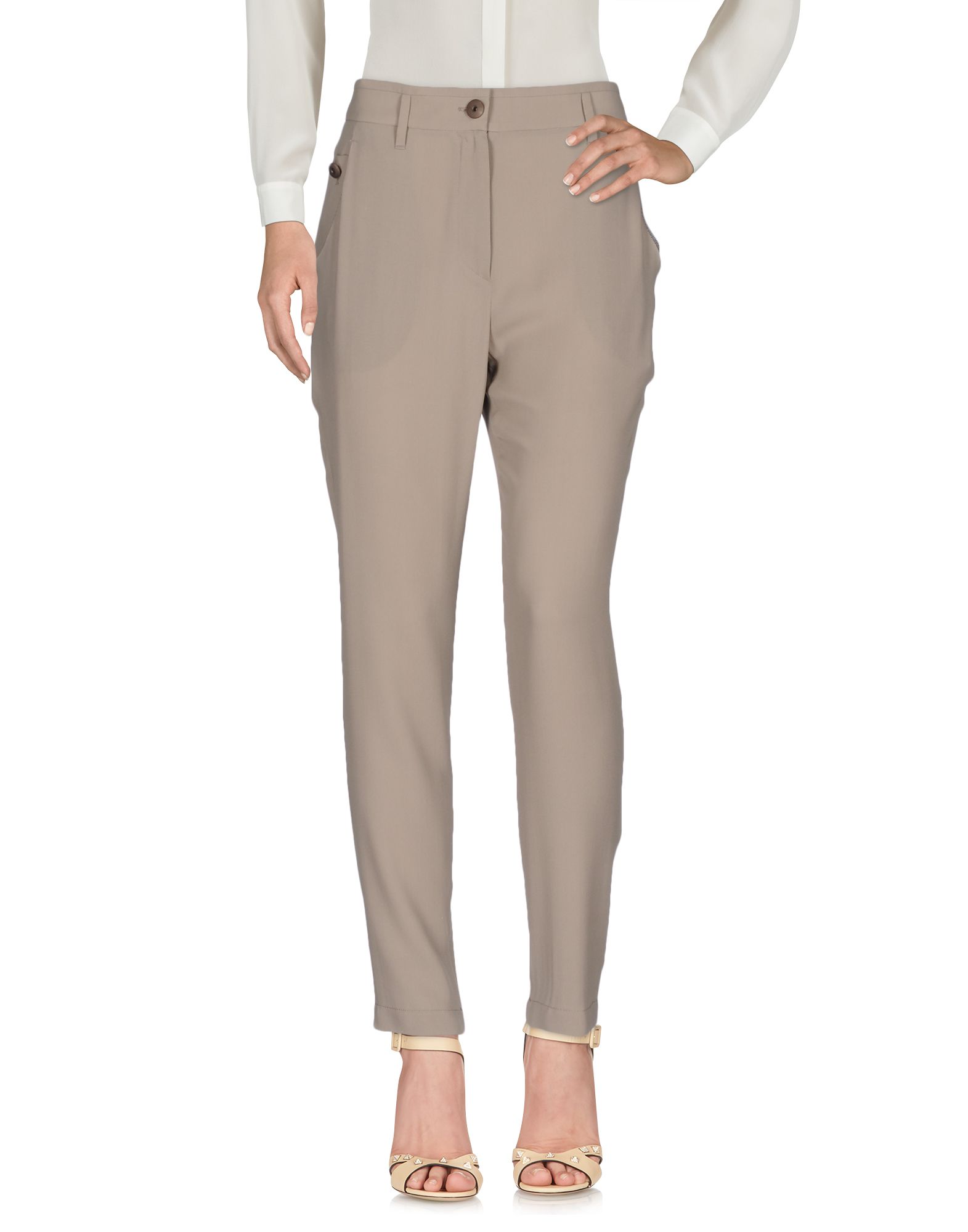 BRUNELLO CUCINELLI Hose Damen Khaki BRUNELLO CUCINELLI Hose Damen Khaki von BRUNELLO CUCINELLI