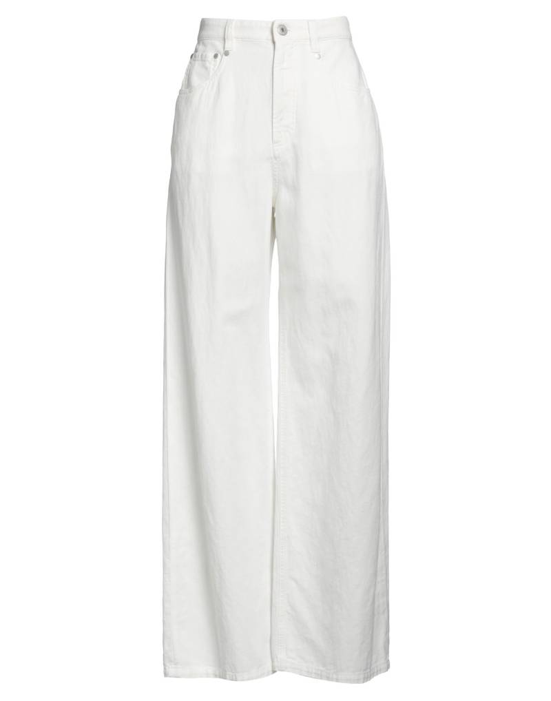 BRUNELLO CUCINELLI Hose Damen Weiß von BRUNELLO CUCINELLI