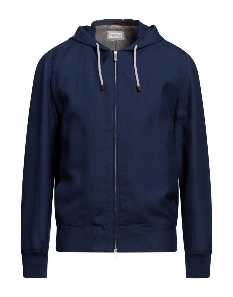 BRUNELLO CUCINELLI Jacke & Anorak Herren Blau von BRUNELLO CUCINELLI