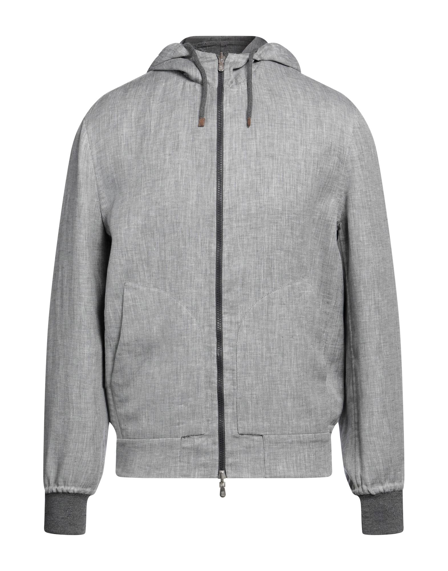 BRUNELLO CUCINELLI Jacke & Anorak Herren Grau von BRUNELLO CUCINELLI