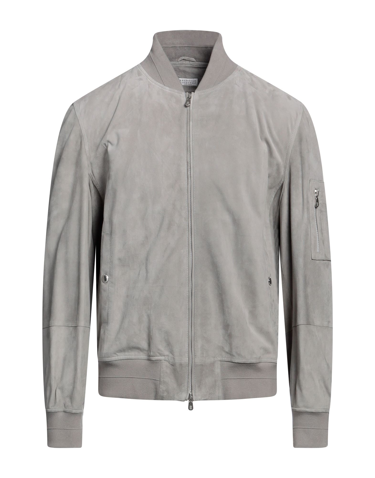 BRUNELLO CUCINELLI Jacke Herren Hellgrau von BRUNELLO CUCINELLI