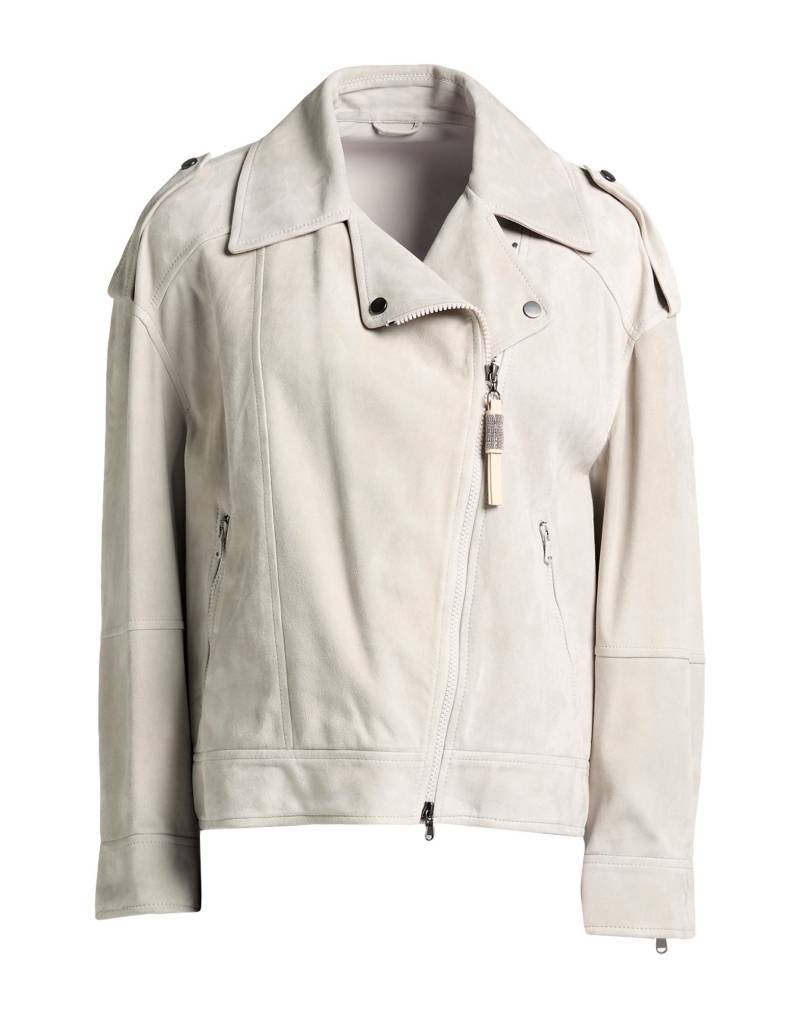 BRUNELLO CUCINELLI Jacke & Anorak Damen Hellgrau von BRUNELLO CUCINELLI