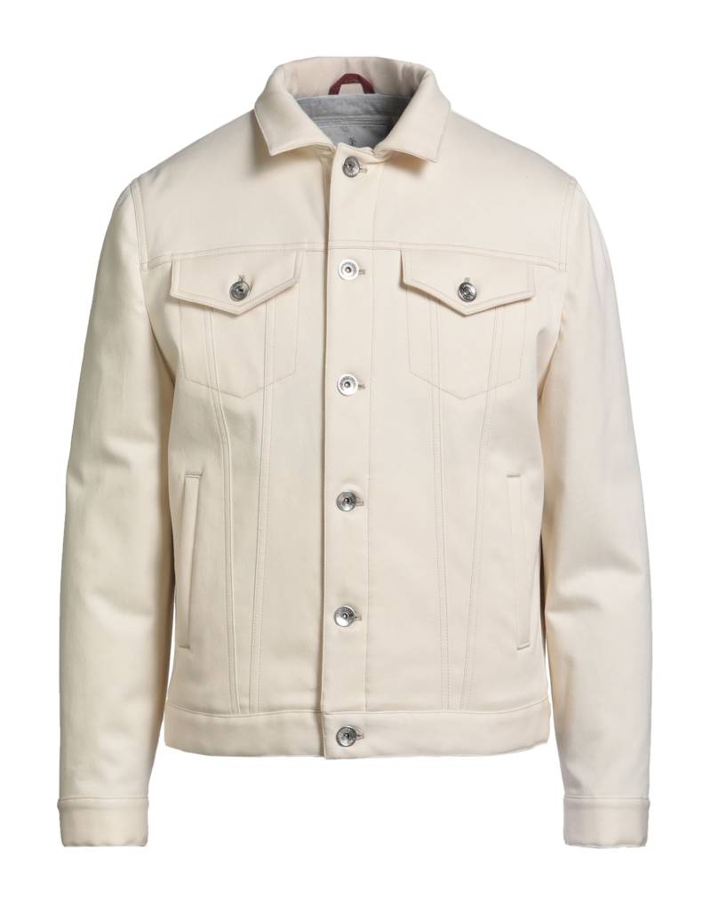 BRUNELLO CUCINELLI Jacke & Anorak Herren Elfenbein von BRUNELLO CUCINELLI