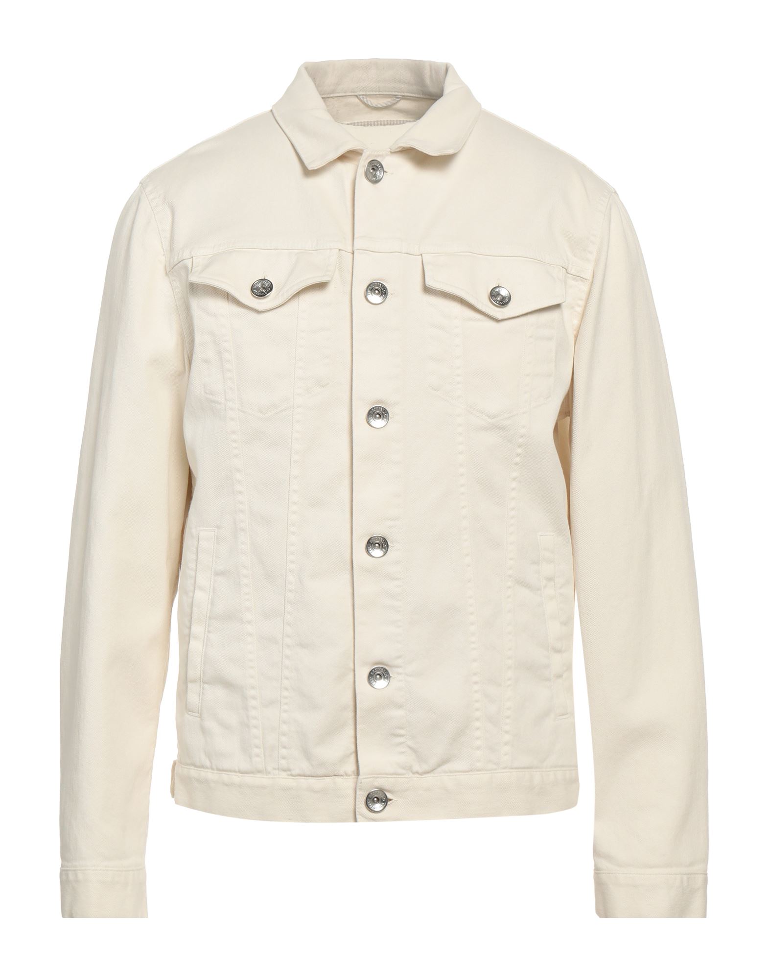 BRUNELLO CUCINELLI Jeansjacke/-mantel Herren Cremeweiß von BRUNELLO CUCINELLI