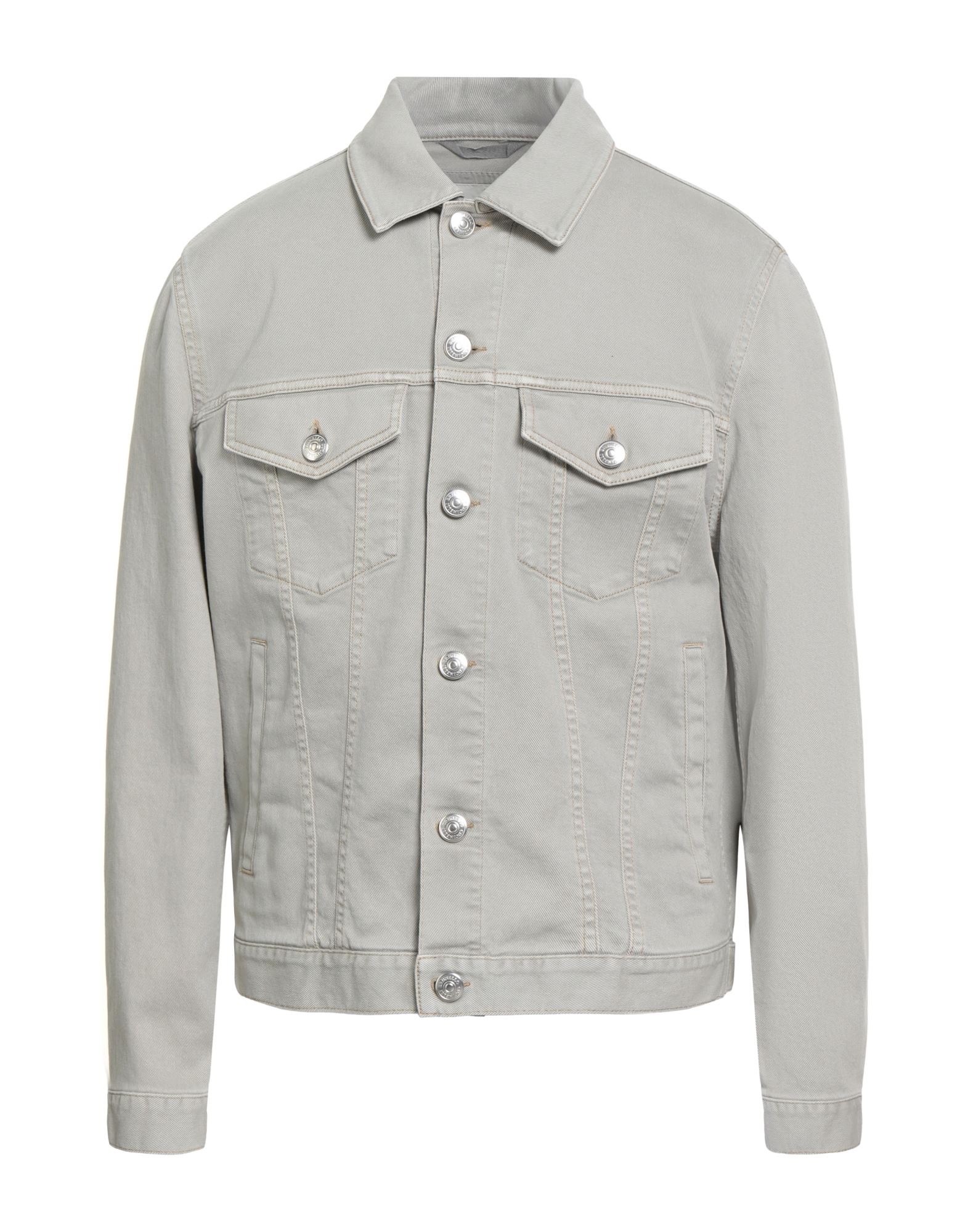 BRUNELLO CUCINELLI Jeansjacke/-mantel Herren Hellgrau von BRUNELLO CUCINELLI