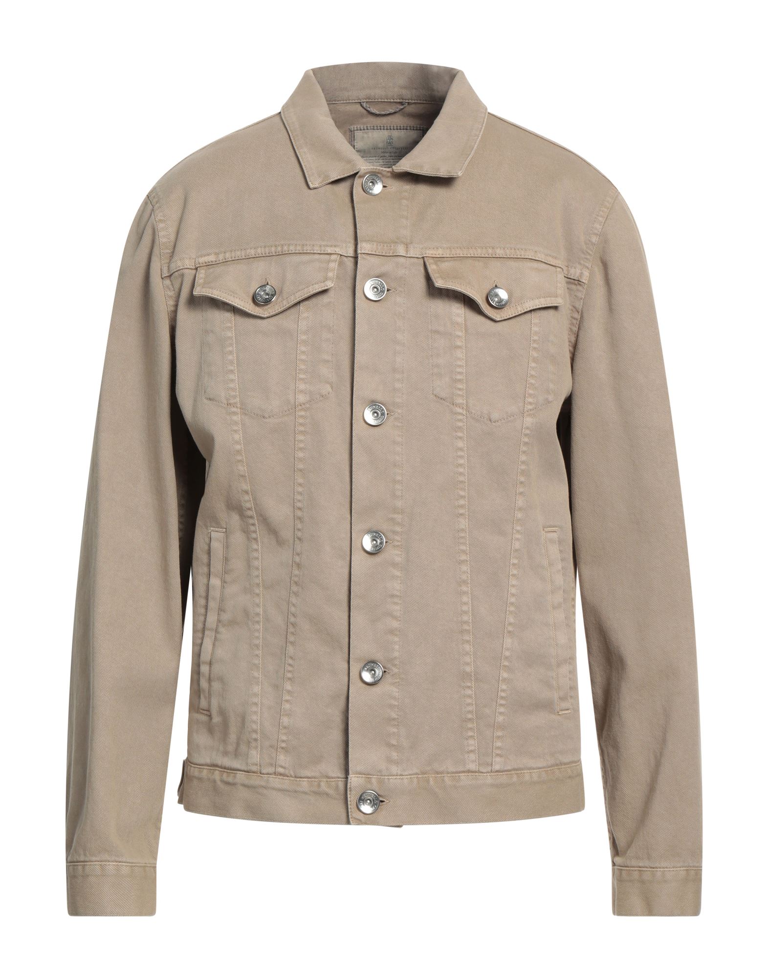 BRUNELLO CUCINELLI Jeansjacke/-mantel Herren Sand von BRUNELLO CUCINELLI