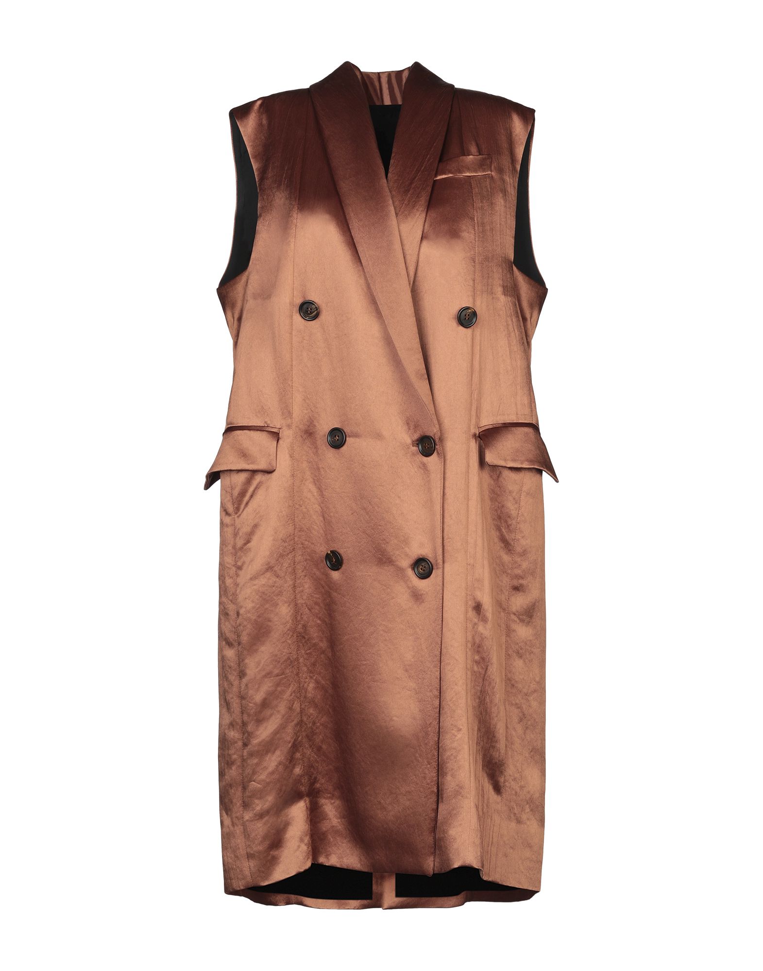 BRUNELLO CUCINELLI Jacke, Mantel & Trenchcoat Damen Braun von BRUNELLO CUCINELLI