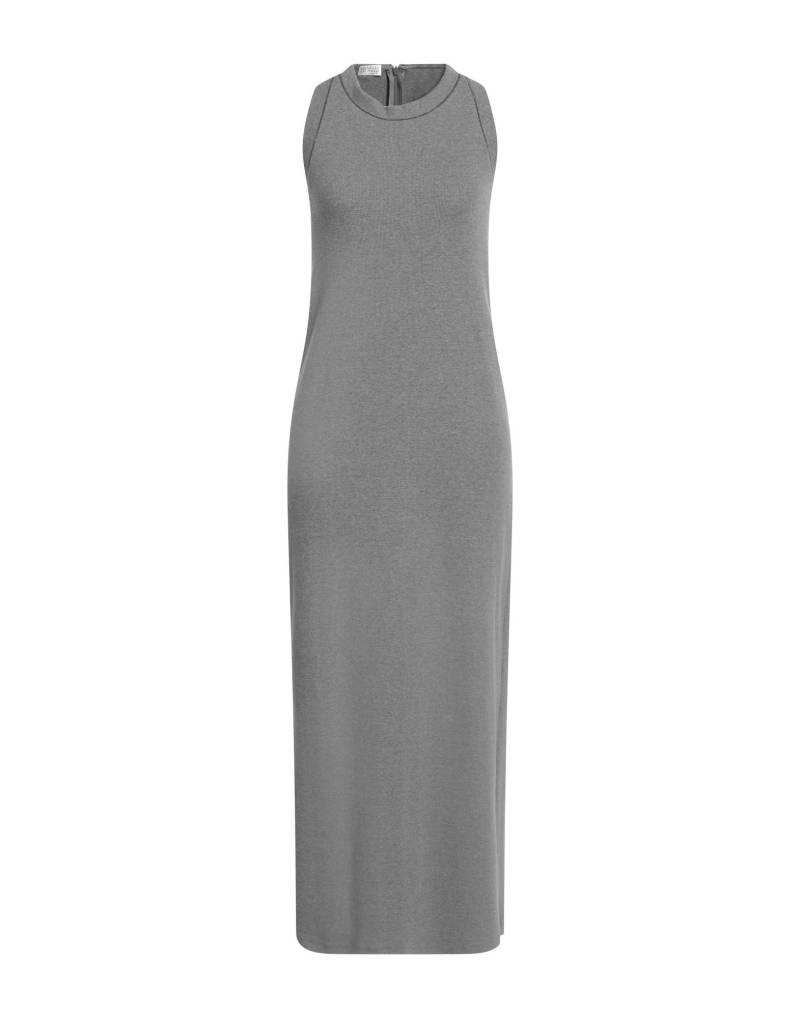 BRUNELLO CUCINELLI Maxi-kleid Damen Grau von BRUNELLO CUCINELLI