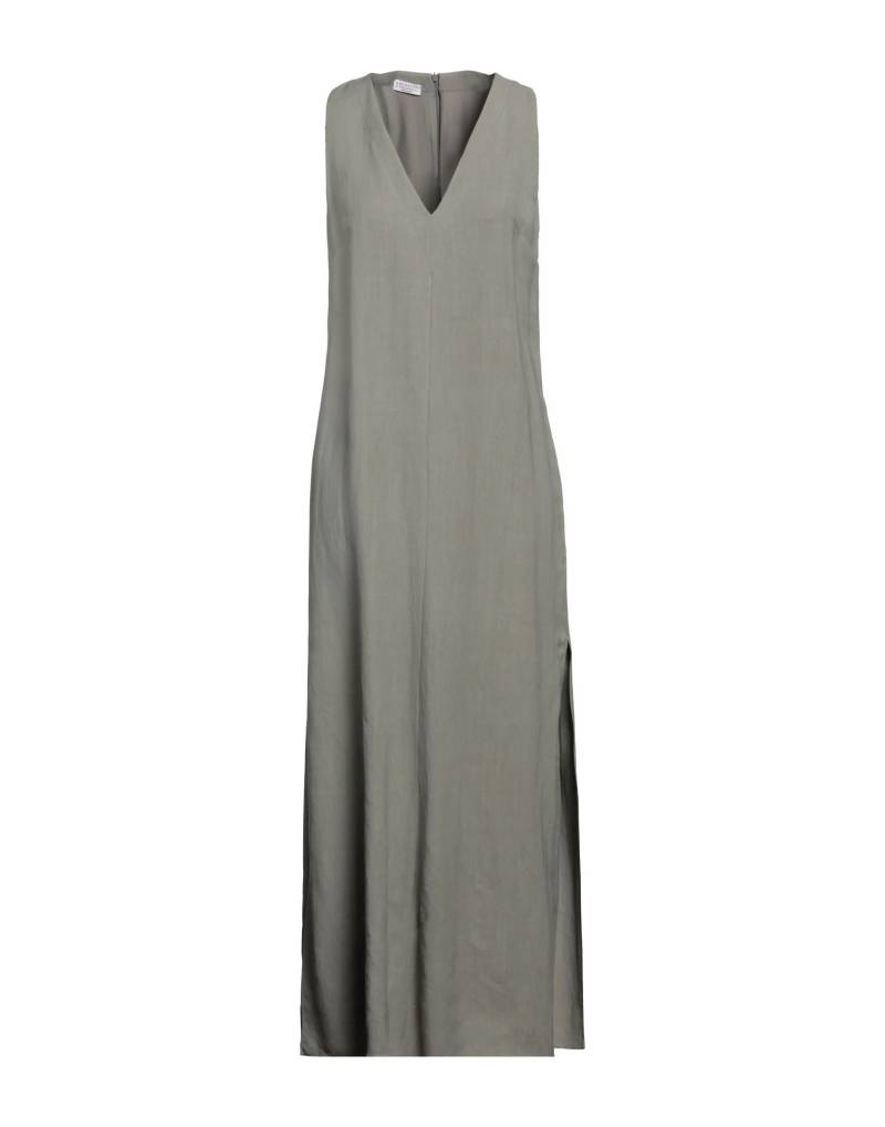 BRUNELLO CUCINELLI Maxi-kleid Damen Salbeigrün von BRUNELLO CUCINELLI