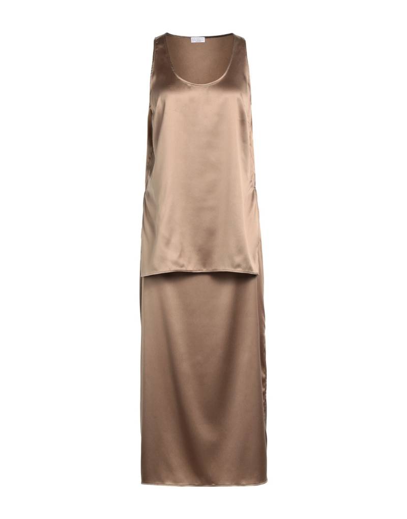 BRUNELLO CUCINELLI Maxi-kleid Damen Sand von BRUNELLO CUCINELLI
