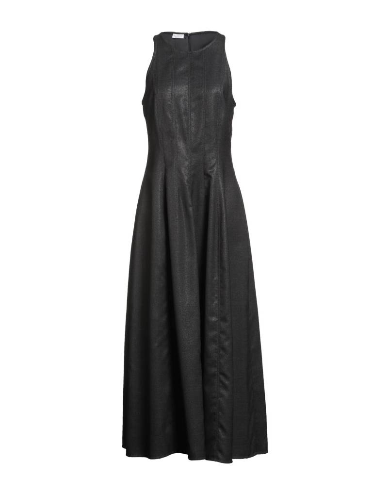 BRUNELLO CUCINELLI Maxi-kleid Damen Schwarz von BRUNELLO CUCINELLI