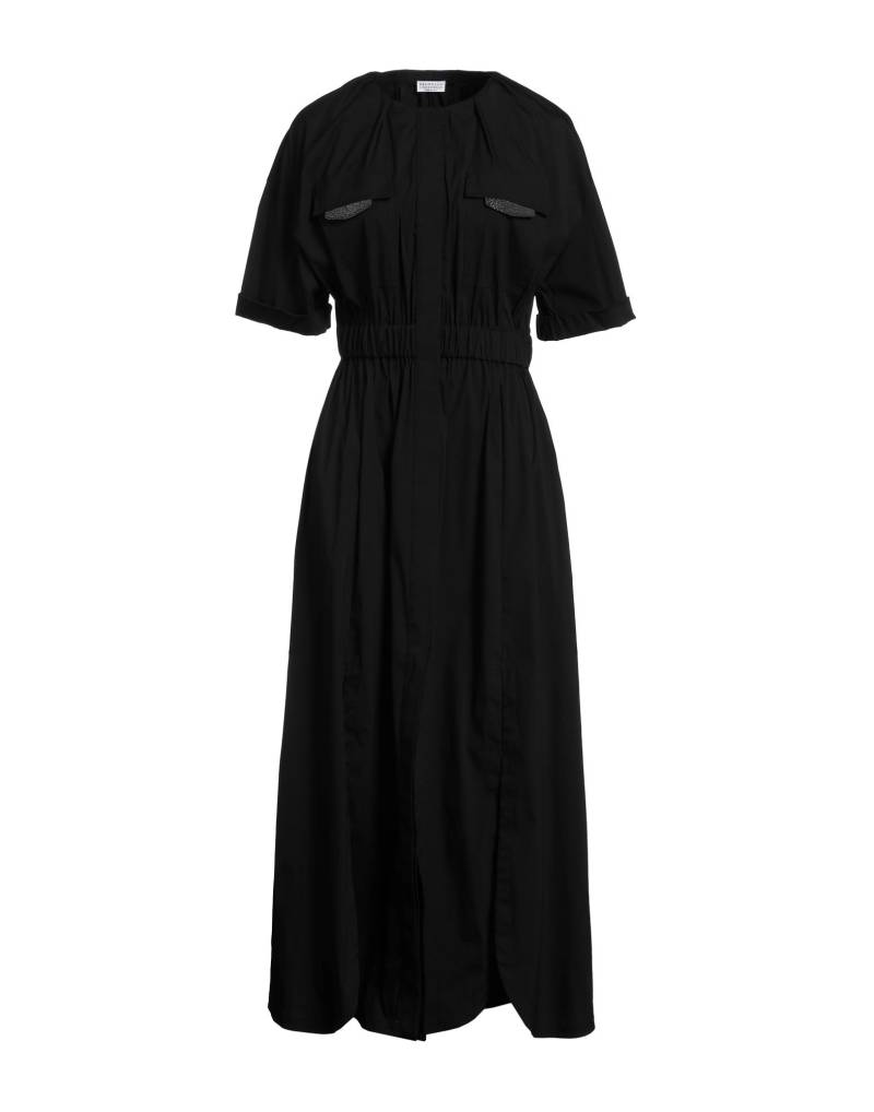 BRUNELLO CUCINELLI Maxi-kleid Damen Schwarz von BRUNELLO CUCINELLI
