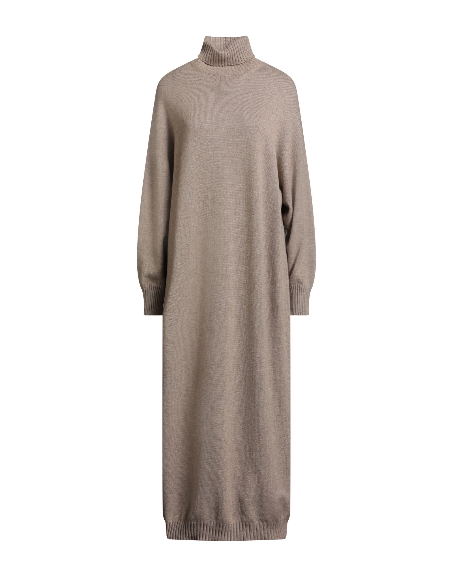 BRUNELLO CUCINELLI Midi-kleid Damen Khaki BRUNELLO CUCINELLI Midi-kleid Damen Khaki von BRUNELLO CUCINELLI