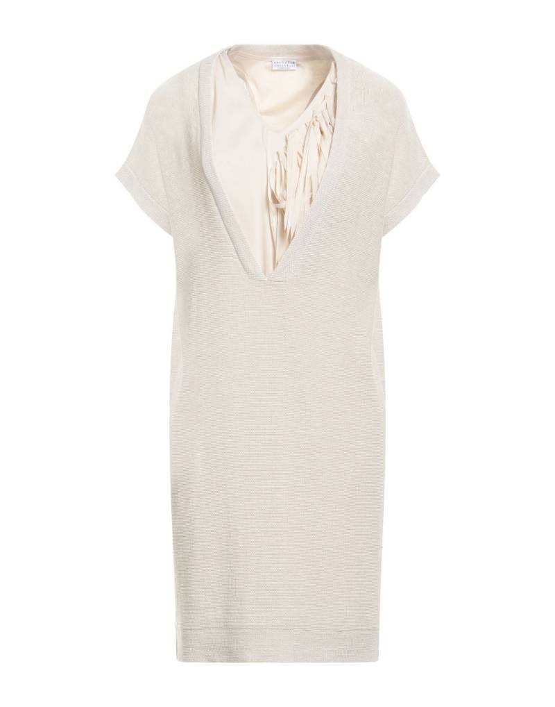 BRUNELLO CUCINELLI Mini-kleid Damen Beige von BRUNELLO CUCINELLI