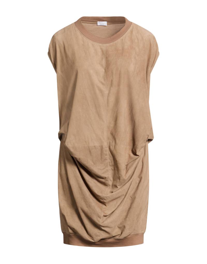 BRUNELLO CUCINELLI Mini-kleid Damen Hellbraun von BRUNELLO CUCINELLI