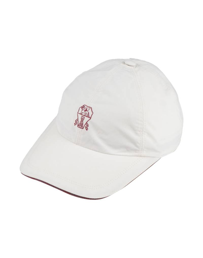 BRUNELLO CUCINELLI Mützen & Hüte Herren Off white von BRUNELLO CUCINELLI
