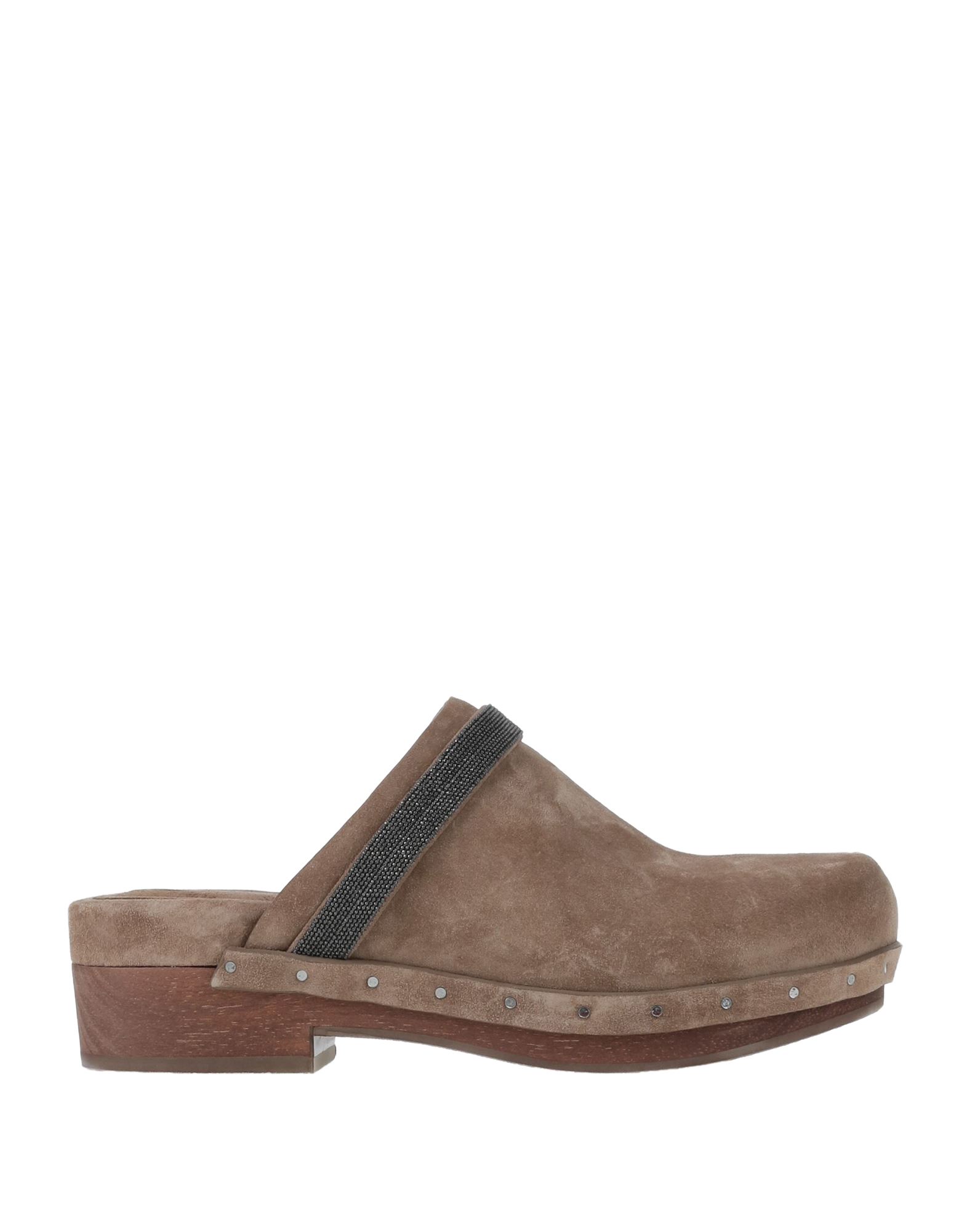 BRUNELLO CUCINELLI Mules & Clogs Damen Khaki von BRUNELLO CUCINELLI