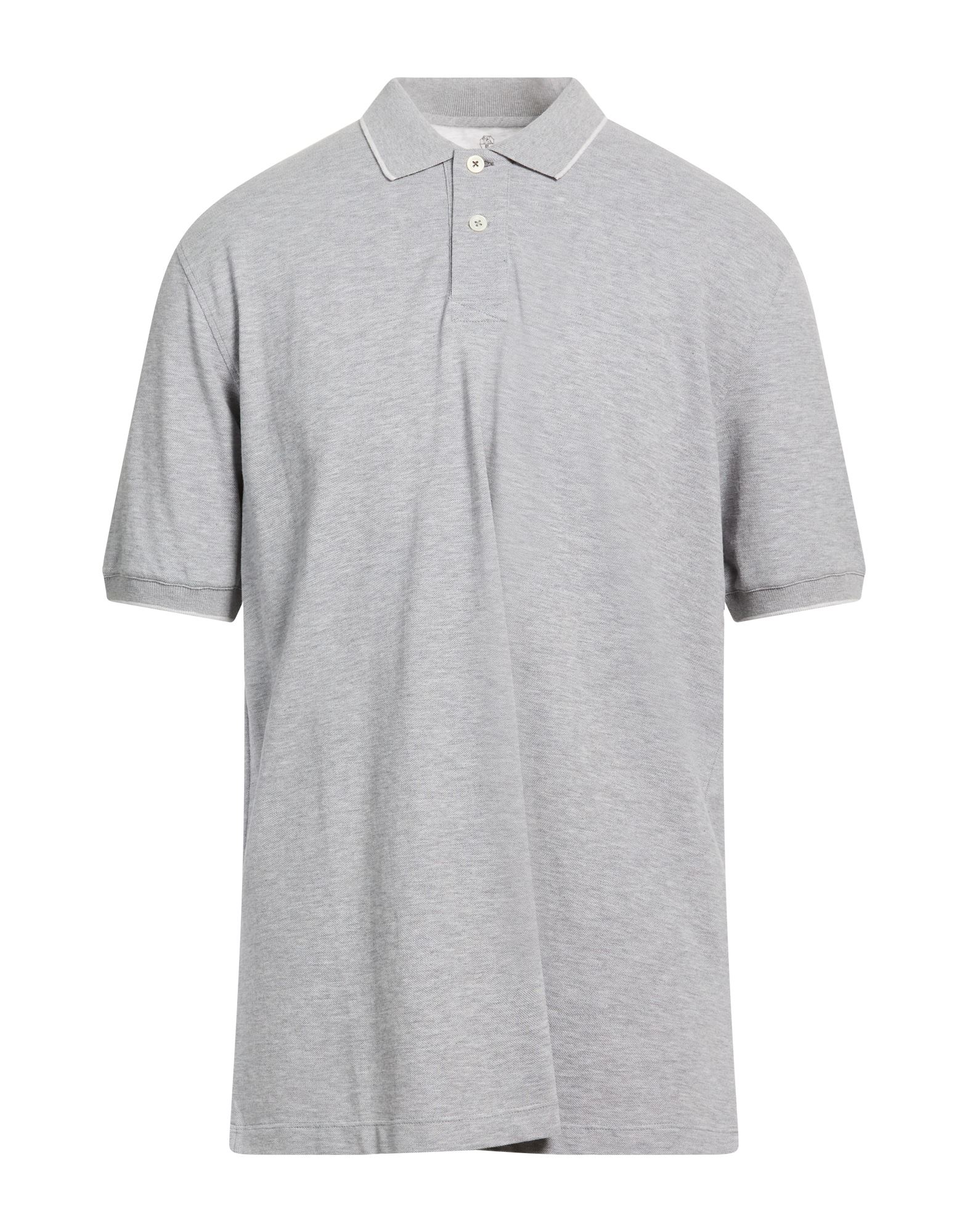 BRUNELLO CUCINELLI Poloshirt Herren Grau von BRUNELLO CUCINELLI