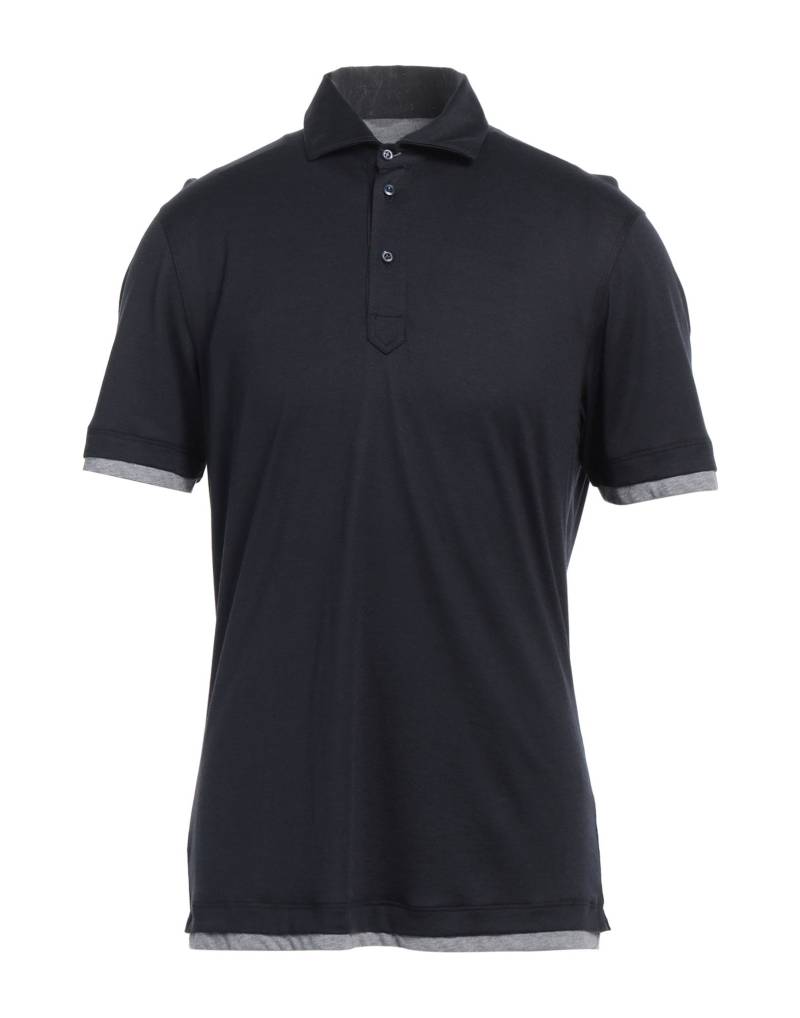 BRUNELLO CUCINELLI Poloshirt Herren Marineblau BRUNELLO CUCINELLI Poloshirt Herren Marineblau von BRUNELLO CUCINELLI