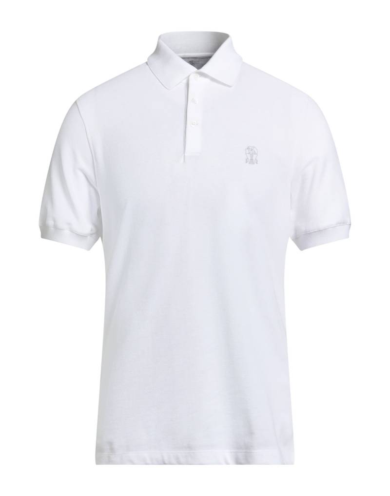 BRUNELLO CUCINELLI Poloshirt Herren Weiß von BRUNELLO CUCINELLI