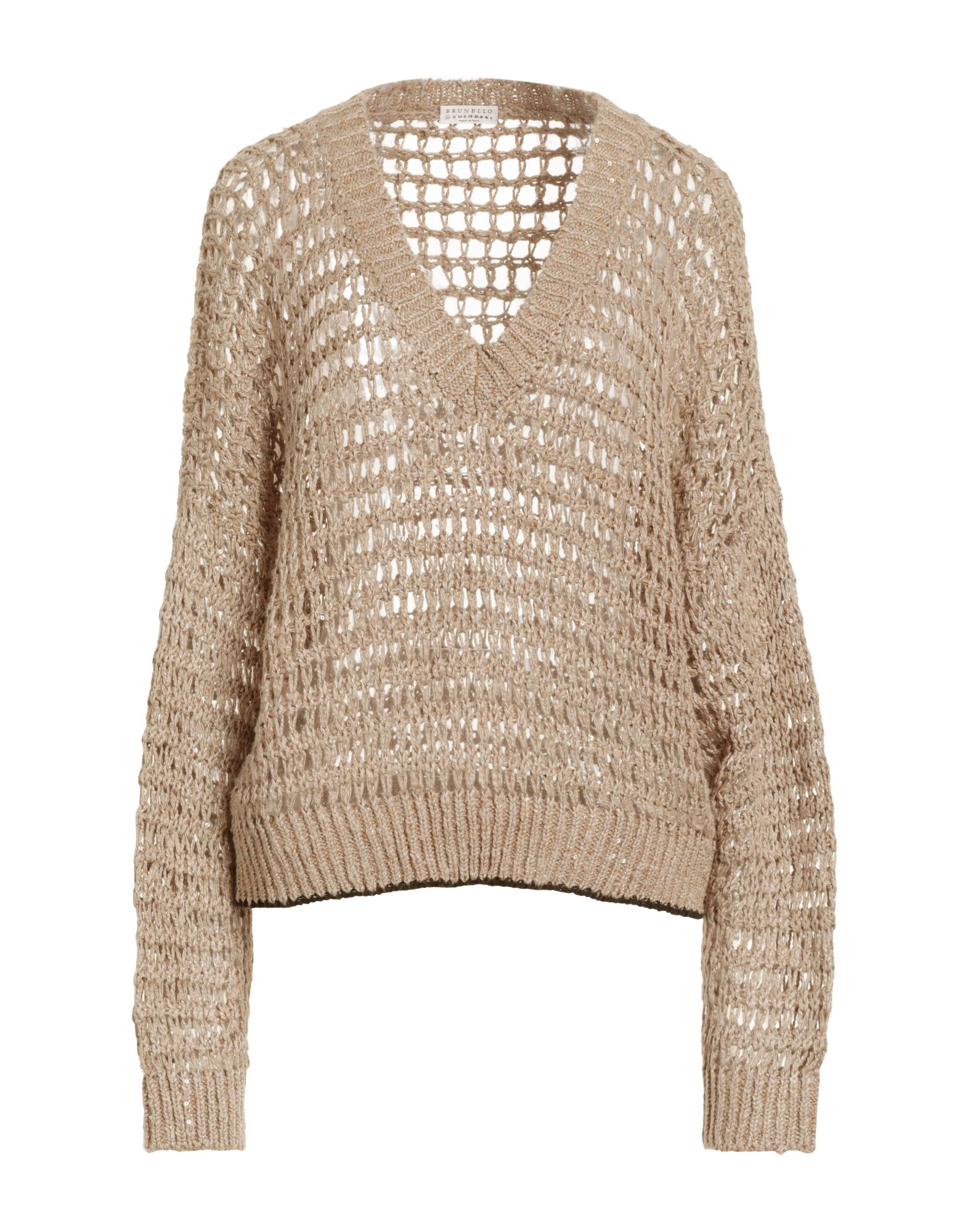 BRUNELLO CUCINELLI Pullover Damen Beige von BRUNELLO CUCINELLI