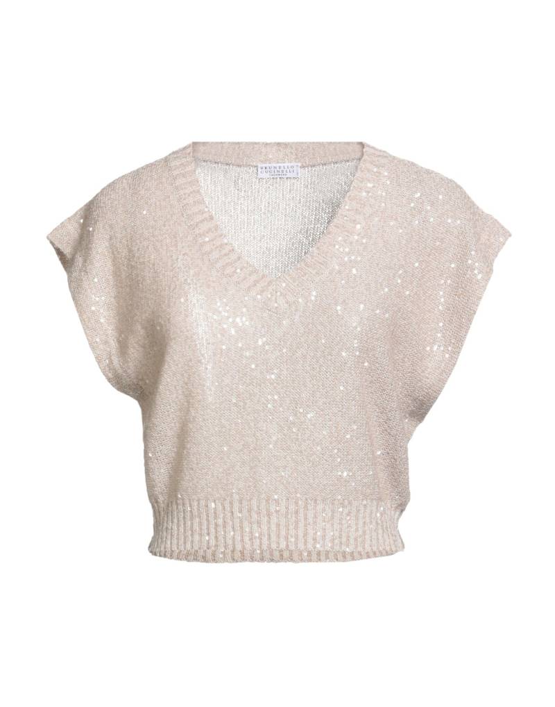 BRUNELLO CUCINELLI Pullover Damen Beige von BRUNELLO CUCINELLI