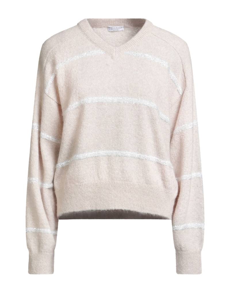 BRUNELLO CUCINELLI Pullover Damen Beige von BRUNELLO CUCINELLI