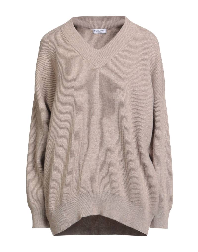 BRUNELLO CUCINELLI Pullover Damen Beige von BRUNELLO CUCINELLI