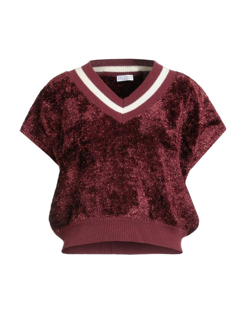 BRUNELLO CUCINELLI Pullover Damen Bordeaux von BRUNELLO CUCINELLI
