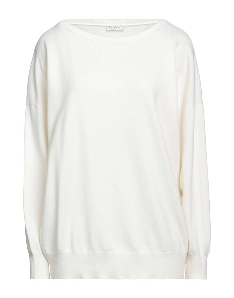 BRUNELLO CUCINELLI Pullover Damen Elfenbein von BRUNELLO CUCINELLI
