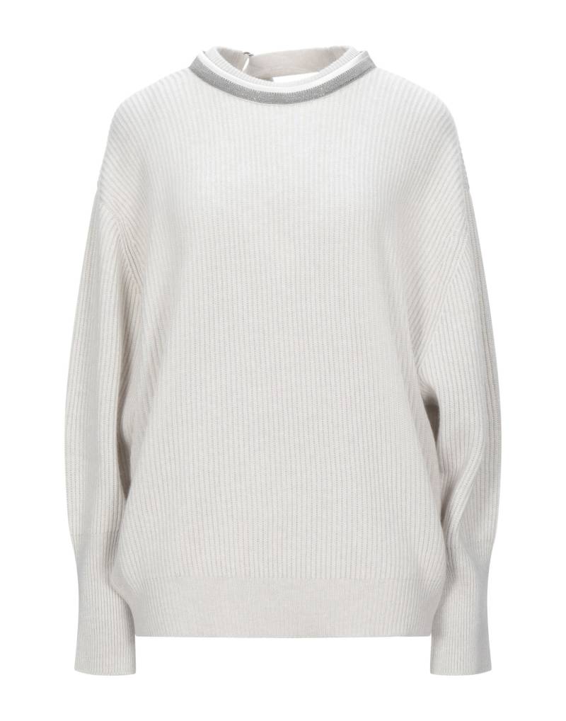 BRUNELLO CUCINELLI Pullover Damen Elfenbein von BRUNELLO CUCINELLI