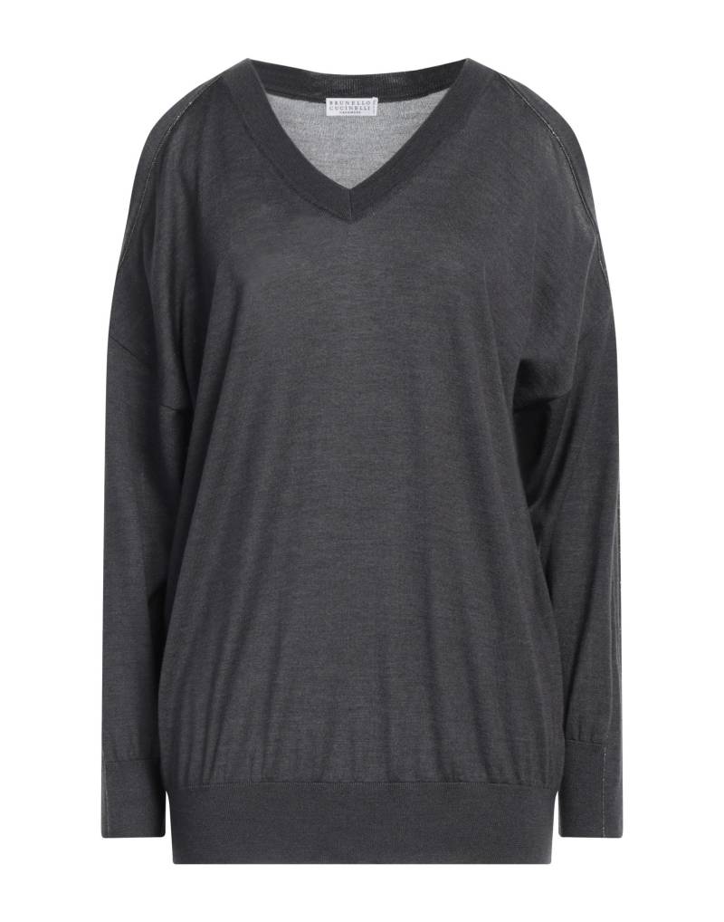 BRUNELLO CUCINELLI Pullover Damen Braungrau von BRUNELLO CUCINELLI