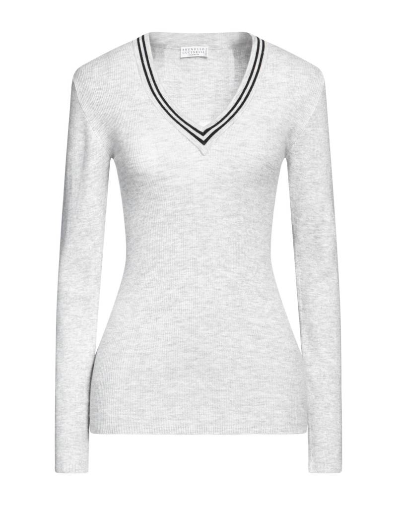 BRUNELLO CUCINELLI Pullover Damen Hellgrau von BRUNELLO CUCINELLI