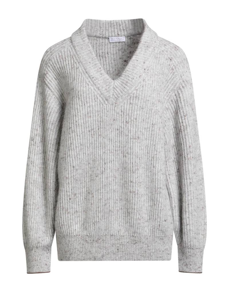 BRUNELLO CUCINELLI Pullover Damen Hellgrau von BRUNELLO CUCINELLI
