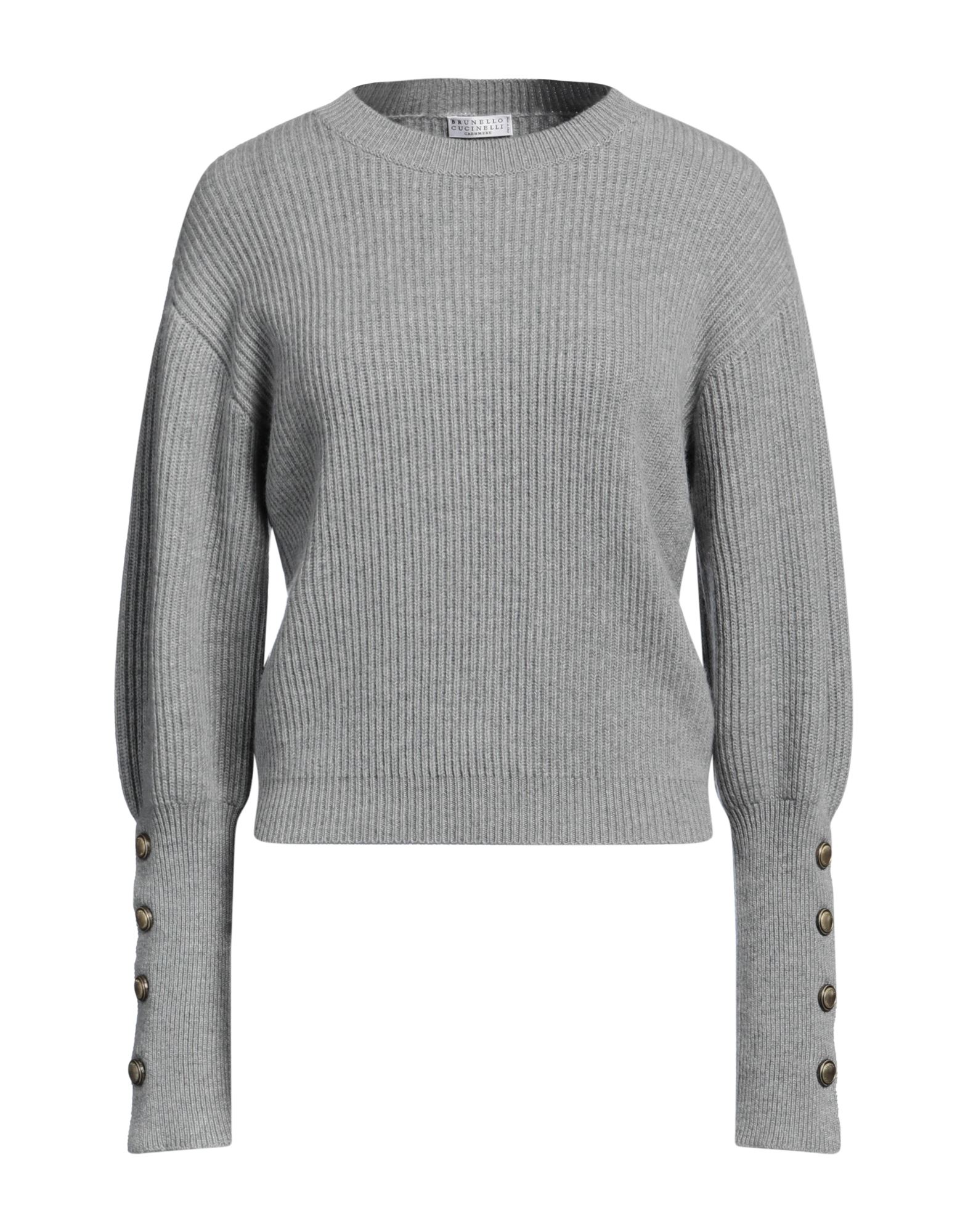 BRUNELLO CUCINELLI Pullover Damen Hellgrau von BRUNELLO CUCINELLI