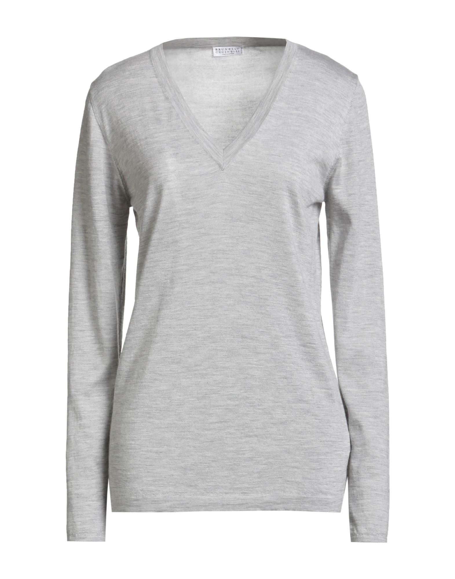 BRUNELLO CUCINELLI Pullover Damen Hellgrau von BRUNELLO CUCINELLI
