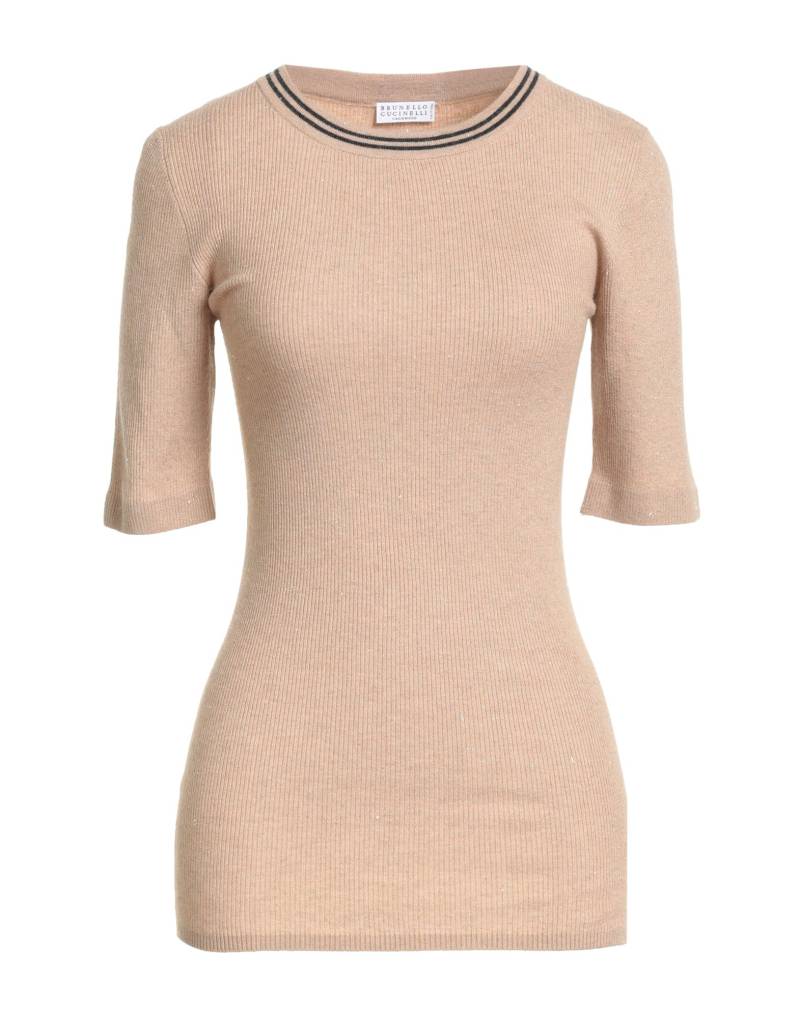 BRUNELLO CUCINELLI Pullover Damen Kamel von BRUNELLO CUCINELLI