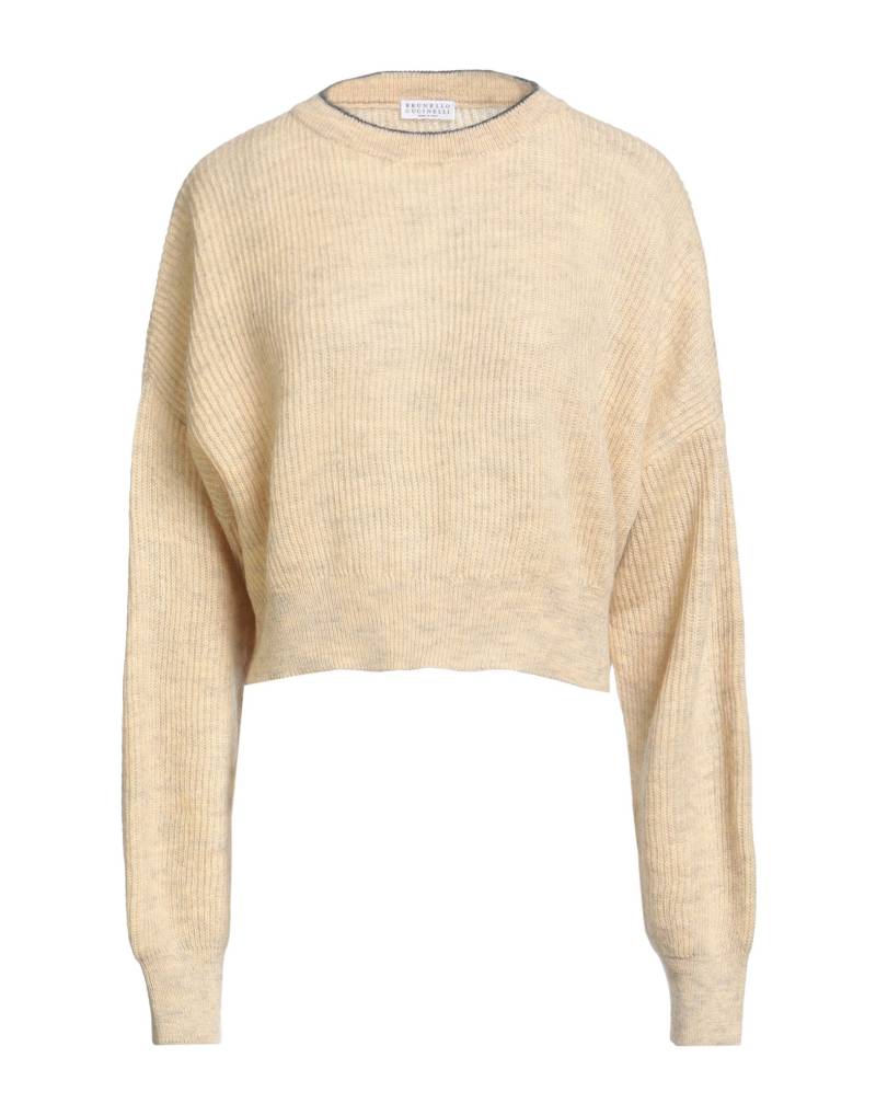 BRUNELLO CUCINELLI Pullover Damen Pastellgelb von BRUNELLO CUCINELLI