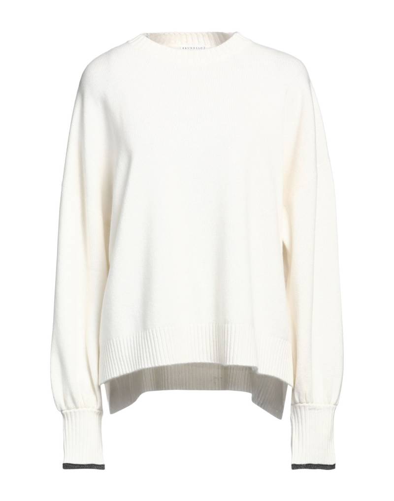 BRUNELLO CUCINELLI Pullover Damen Weiß von BRUNELLO CUCINELLI