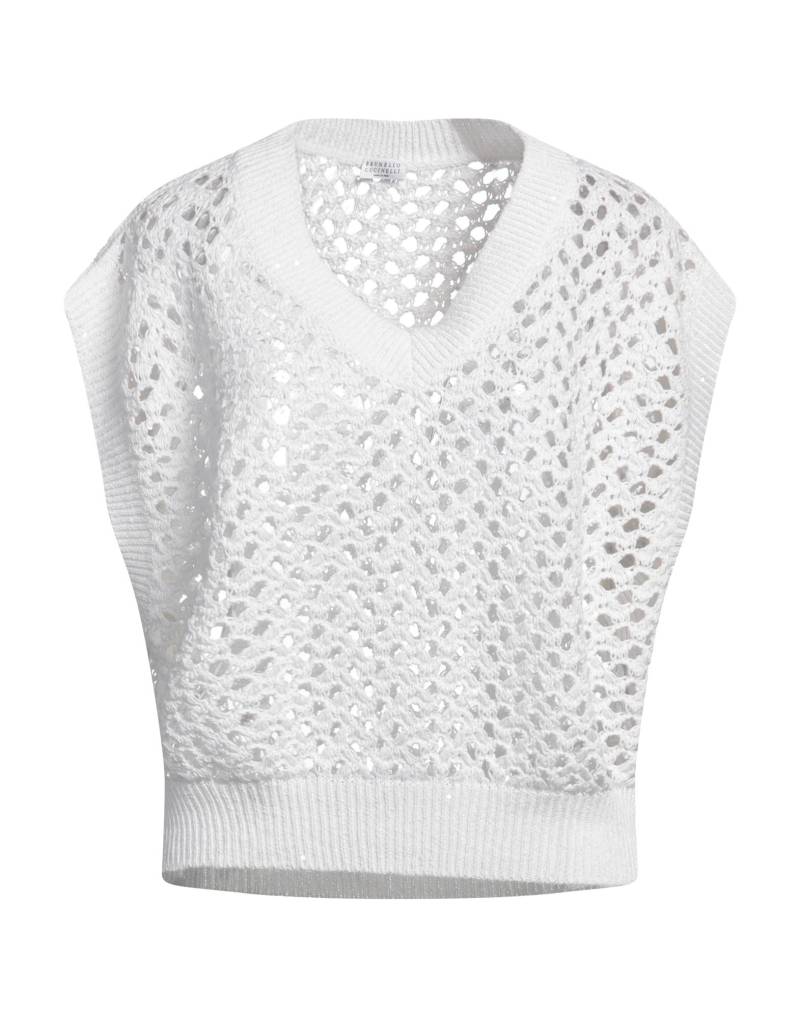 BRUNELLO CUCINELLI Pullover Damen Weiß von BRUNELLO CUCINELLI