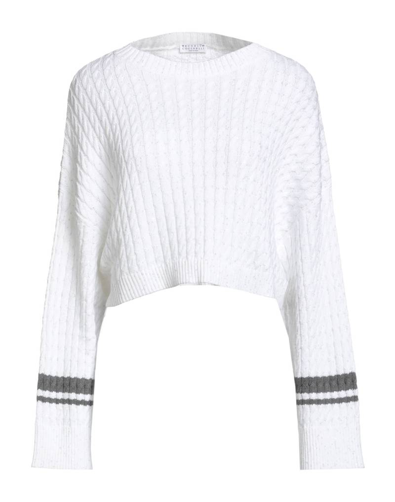 BRUNELLO CUCINELLI Pullover Damen Weiß von BRUNELLO CUCINELLI
