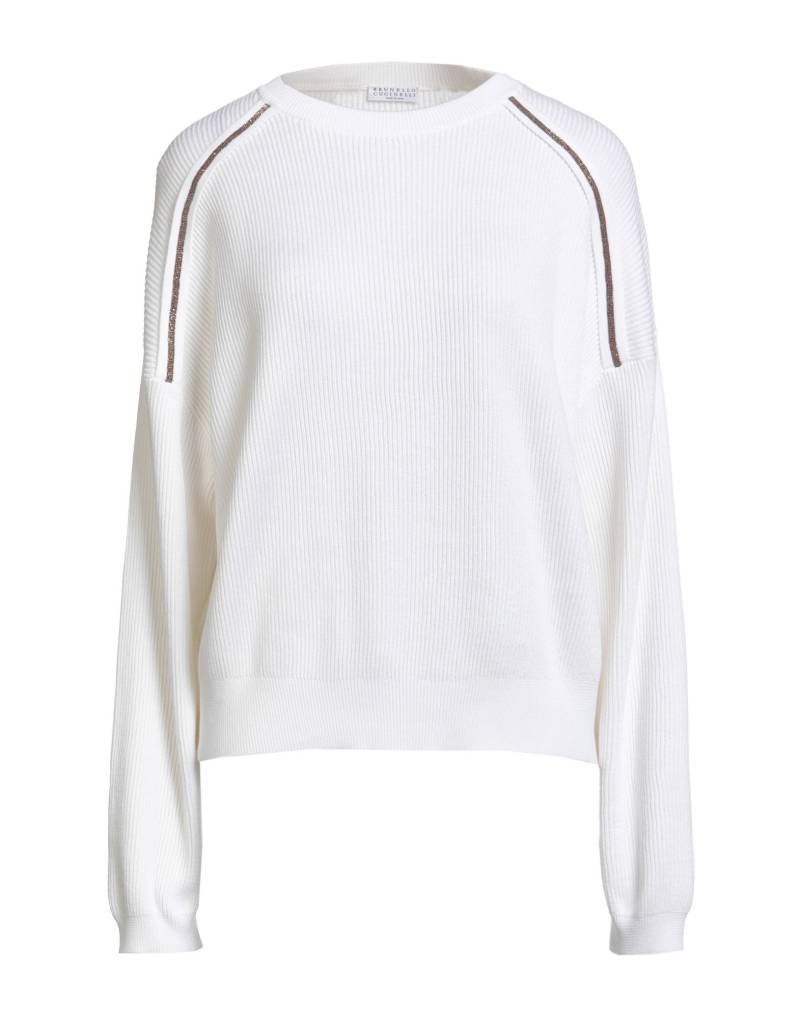 BRUNELLO CUCINELLI Pullover Damen Weiß von BRUNELLO CUCINELLI